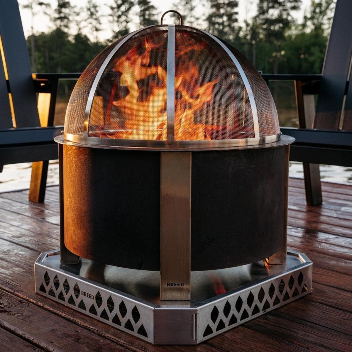 x series 28 inch round corten steel wood burning fire pit in stainless steel by breeo x series 28 inch round corten steel wood burning fire pit in stainless steel by breeo