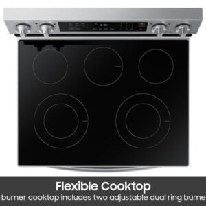 samsung 6.3 cu. ft. smart freestanding electric range ne63a6311ss samsung 6.3 cu. ft. smart freestanding electric range ne63a6311ss
