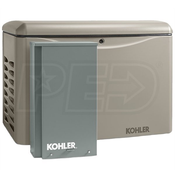kohler 20rcal 200sels 20kw aluminum standby generator system (200a service disc. w/ load shedding) kohler 20rcal 200sels 20kw aluminum standby generator system (200a service disc. w/ load shedding)