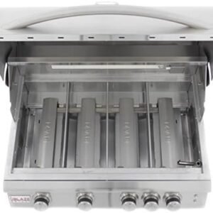 blaze 32 inch 4 burner lte gas grill with rear burner and built in lighting system blaze 32 inch 4 burner lte gas grill with rear burner and built in lighting system