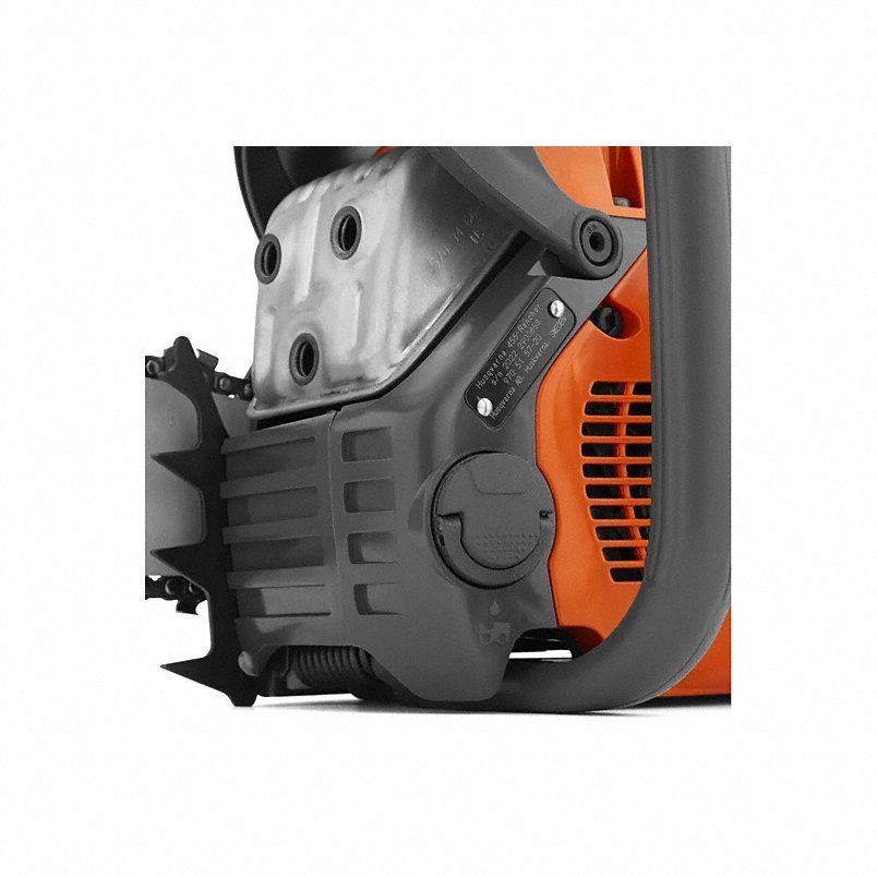 husqvarna gas powered chainsaw: 20 in bar lg, rear handle, auto chain oiler, 3.5 hp horsepower husqvarna gas powered chainsaw: 20 in bar lg, rear handle, auto chain oiler, 3.5 hp horsepower