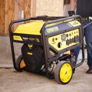 champion power equipment 12,000 watt electric start dual fuel home backup portable generator with co shield champion power equipment 12,000 watt electric start dual fuel home backup portable generator with co shield