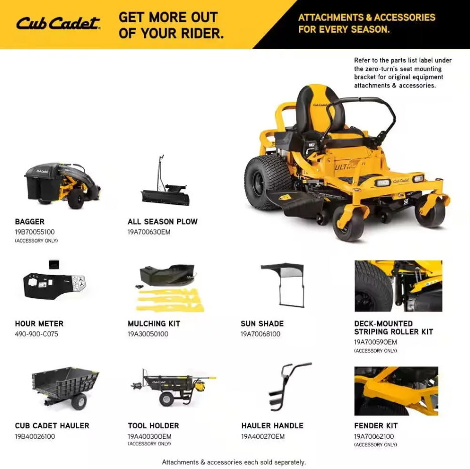 cub cadet ultima zt1 50″ zero turn riding lawn mower – power, precision & comfort cub cadet ultima zt1 50″ zero turn riding lawn mower – power, precision & comfort