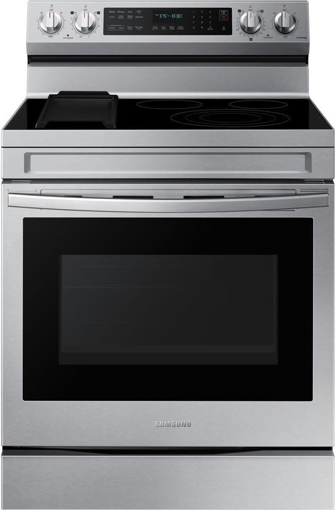 samsung 6.3 cu. ft. smart freestanding electric range with no preheat air fry ne63a6711ss samsung 6.3 cu. ft. smart freestanding electric range with no preheat air fry ne63a6711ss