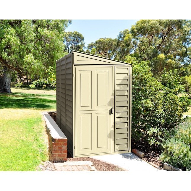 duramax building products 4 ft x 8 ft sidemate off white lean to vinyl storage shed duramax building products 4 ft x 8 ft sidemate off white lean to vinyl storage shed