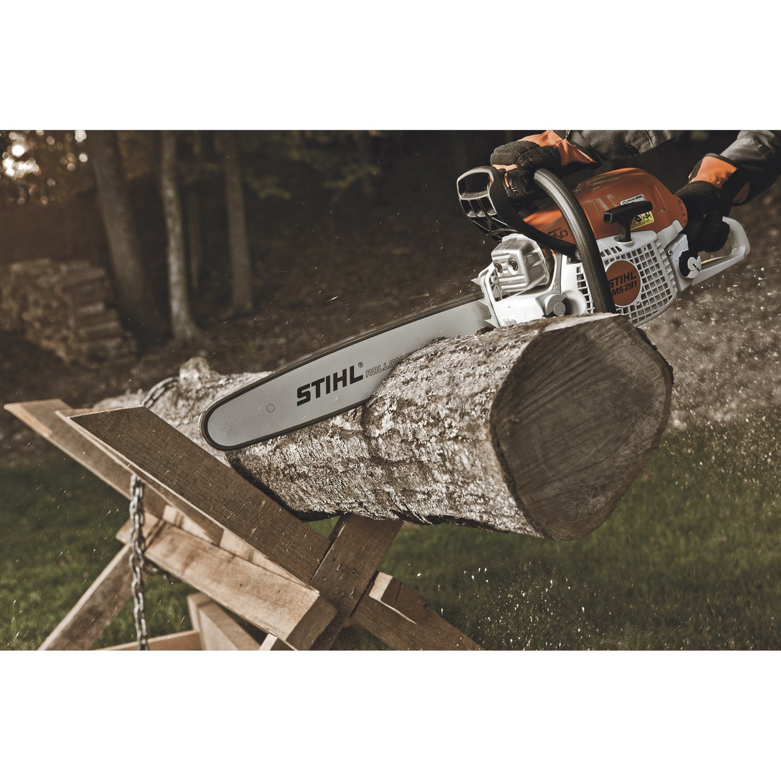 stihl gas powered chainsaw, 20in. bar, 55.5cc, 0.325in. chain pitch, model# ms 291 20 stihl gas powered chainsaw, 20in. bar, 55.5cc, 0.325in. chain pitch, model# ms 291 20