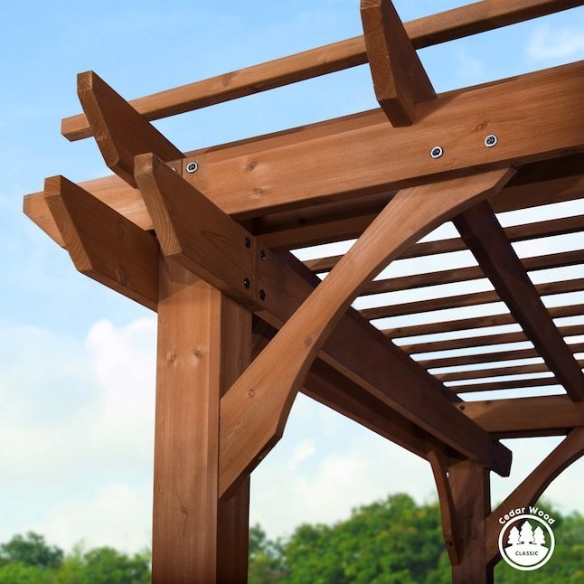 backyard discovery 10′ x 12′ cedar pergola backyard discovery 10′ x 12′ cedar pergola