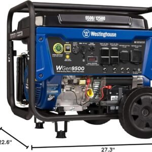 westinghouse 9500 peak watt home backup portable gas powered generator westinghouse 9500 peak watt home backup portable gas powered generator