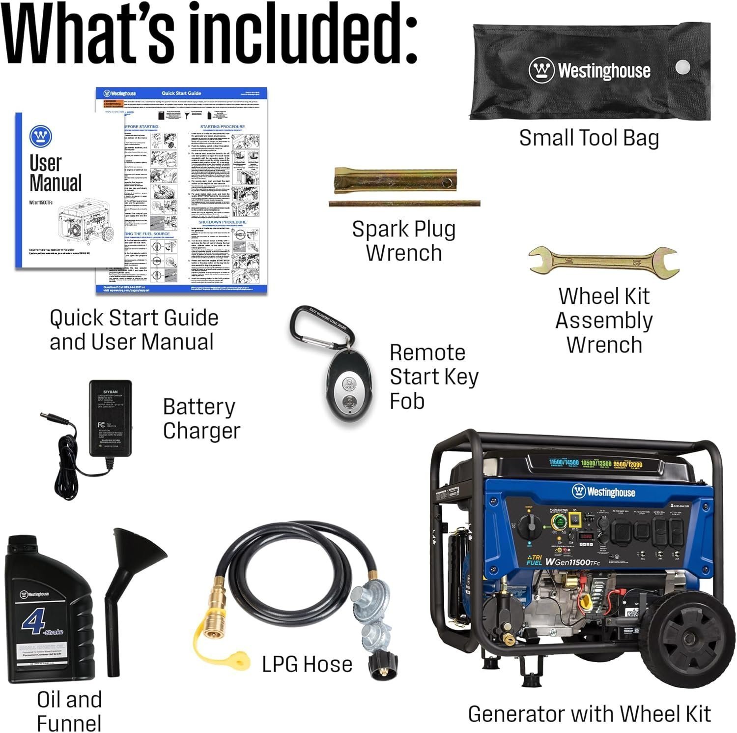 westinghouse 14,500 watt tri fuel portable generator westinghouse 14,500 watt tri fuel portable generator