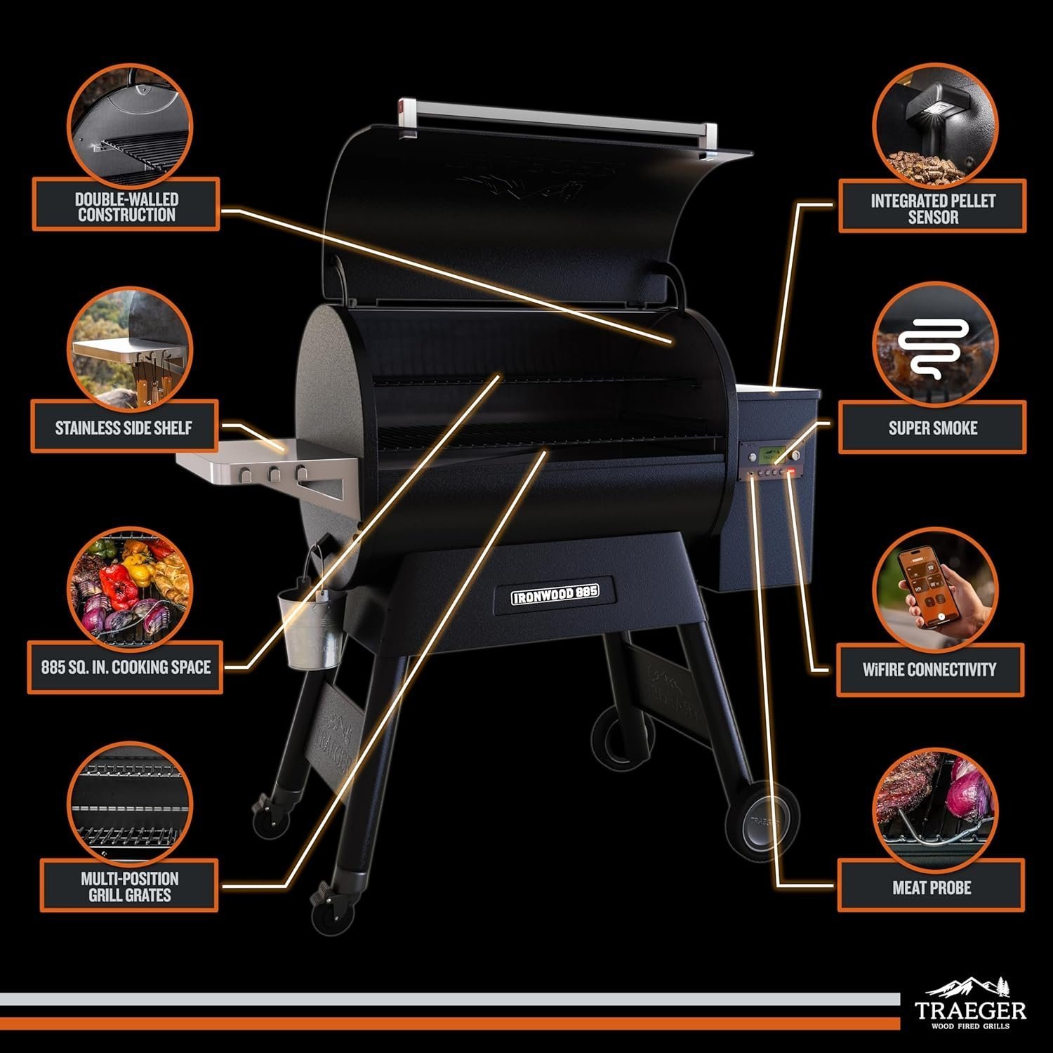 traeger ironwood 885 pellet grill traeger ironwood 885 pellet grill