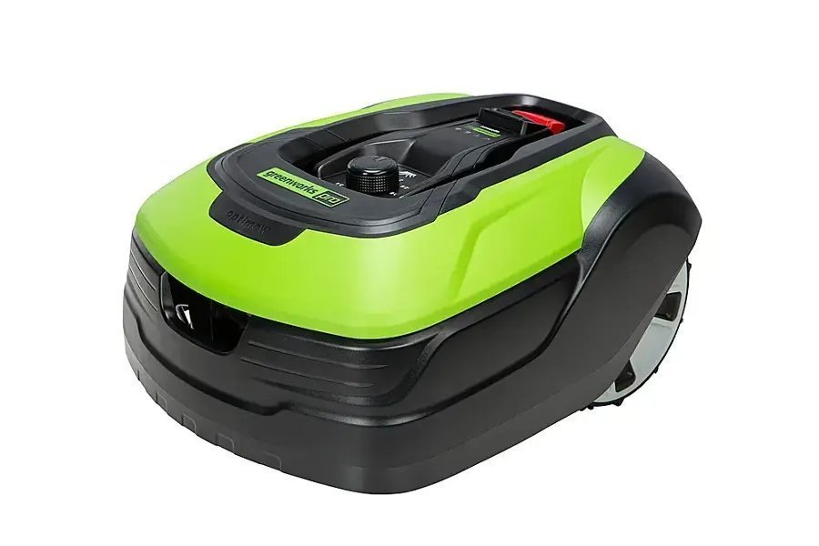 greenworks optimow robotic lawn mower greenworks optimow robotic lawn mower