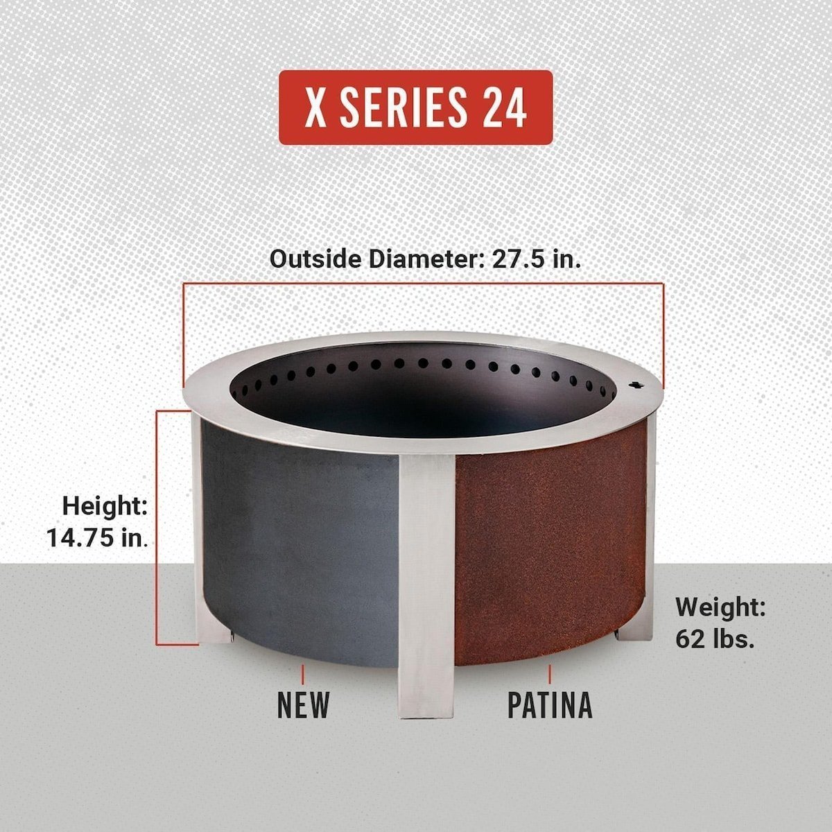 x series 28 inch round corten steel wood burning fire pit in stainless steel by breeo x series 28 inch round corten steel wood burning fire pit in stainless steel by breeo