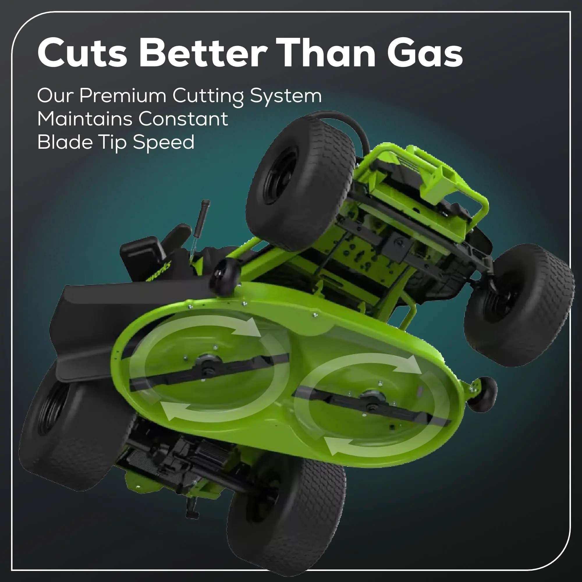 greenworks 60v 42″ cordless battery crossovert riding lawn mower greenworks 60v 42″ cordless battery crossovert riding lawn mower