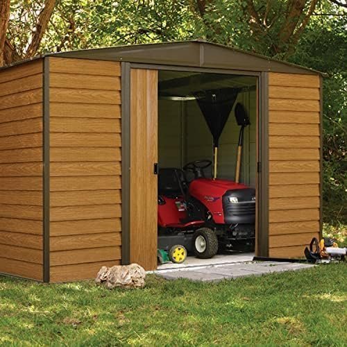arrow wr1012 woodridge eg steel storage shed, 10 by 12 feet arrow wr1012 woodridge eg steel storage shed, 10 by 12 feet