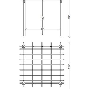red barrel studio queensbrook taquarius pergola red barrel studio queensbrook taquarius pergola