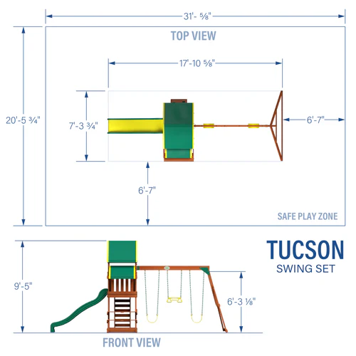 backyard discovery tucson swing set backyard discovery tucson swing set