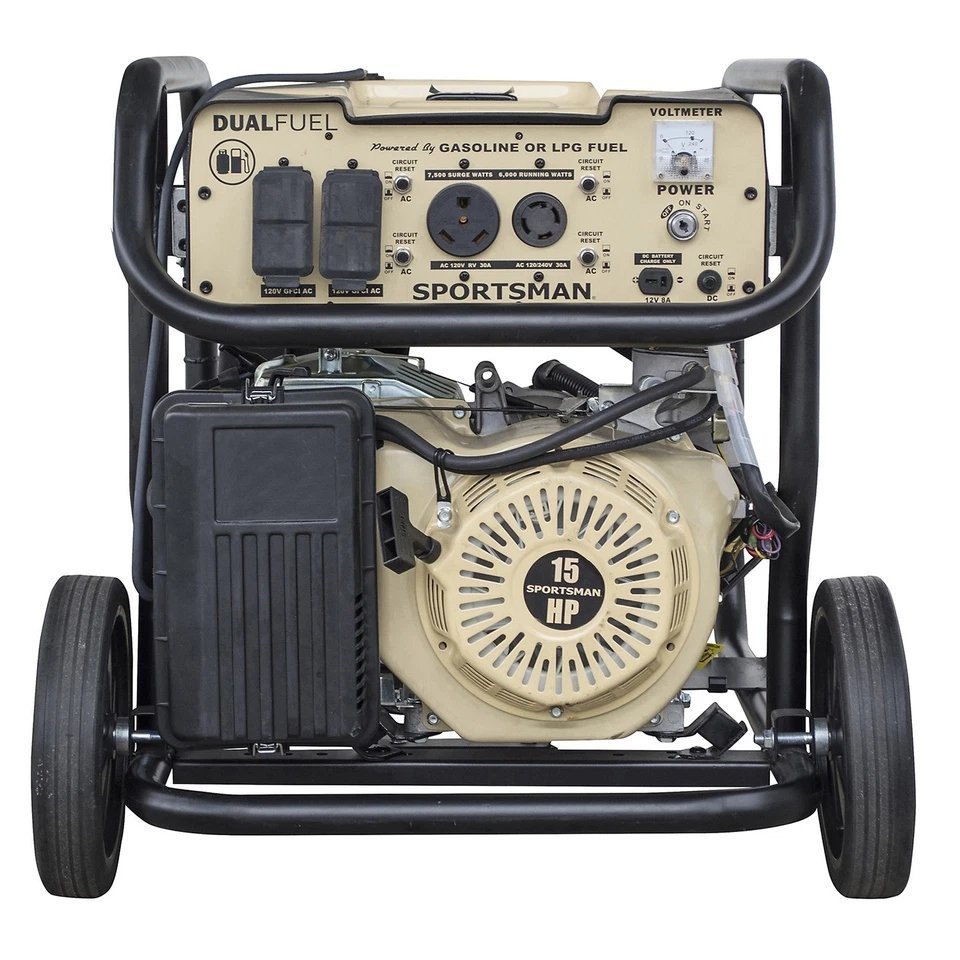 sportsman 7500 watt dual fuel generator sportsman 7500 watt dual fuel generator