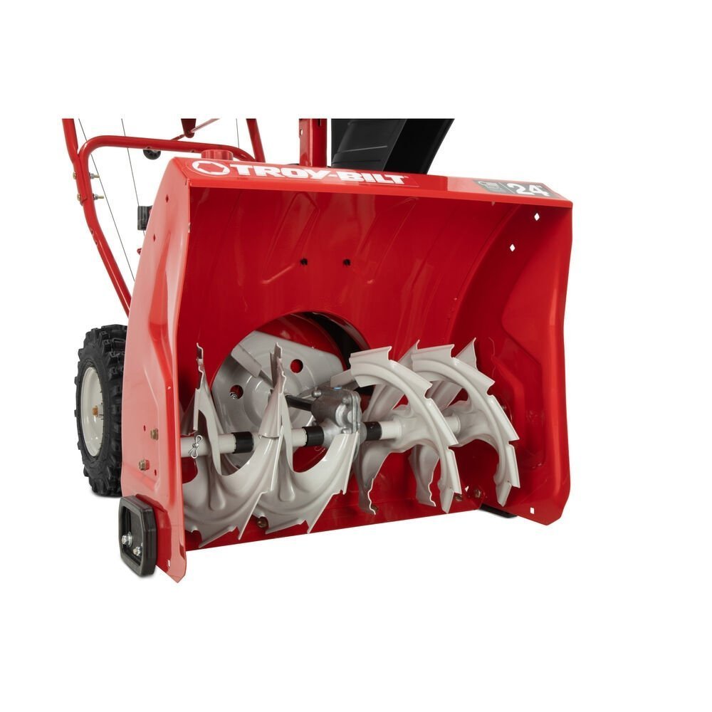 troy bilt storm 24 in. two stage gas snow blower troy bilt storm 24 in. two stage gas snow blower